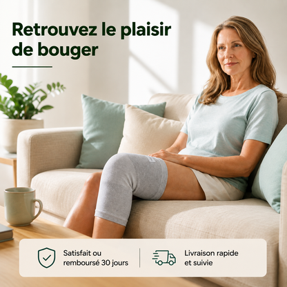 BAMOVE® – Genouillère en Bambou Antidouleur | Maintien & Confort Quotidien